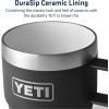 YETI Rambler 6 oz Stackable Mug, Stainless Steel, Vacuum Insulated Espresso/Coffee Mug, 2 Pack(Black)