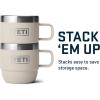 YETI Rambler 6 oz Stackable Mug, Stainless Steel, Vacuum Insulated Espresso/Coffee Mug, 2 Pack(Cape Taupe)