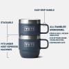 YETI Rambler 6 oz Stackable Mug, Stainless Steel, Vacuum Insulated Espresso/Coffee Mug, 2 Pack(Charcoal)