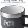 YETI Rambler 6 oz Stackable Mug, Stainless Steel, Vacuum Insulated Espresso/Coffee Mug, 2 Pack(Charcoal)