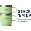 YETI Rambler 6 oz Stackable Mug, Stainless Steel, Vacuum Insulated Espresso/Coffee Mug, 2 Pack(Key Lime)