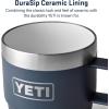 YETI Rambler 6 oz Stackable Mug, Stainless Steel, Vacuum Insulated Espresso/Coffee Mug, 2 Pack(Navy)