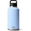YETI Rambler 64 oz Bottle, Vacuum Insulated, Leakproof, Stainless Steel with Chug Cap, Navy(Big Sky Blue)