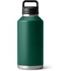 YETI Rambler 64 oz Bottle, Vacuum Insulated, Leakproof, Stainless Steel with Chug Cap, Navy(Black Forest Green)