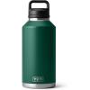 YETI Rambler 64 oz Bottle, Vacuum Insulated, Leakproof, Stainless Steel with Chug Cap, Navy(Black Forest Green)