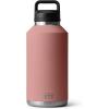 YETI Rambler 64 oz Bottle, Vacuum Insulated, Leakproof, Stainless Steel with Chug Cap, Navy(Sandstone Pink)
