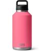 YETI Rambler 64 oz Bottle, Vacuum Insulated, Leakproof, Stainless Steel with Chug Cap, Navy(Tropical Pink)
