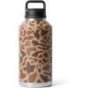 YETI Rambler 64 oz Bottle, Vacuum Insulated, Leakproof, Stainless Steel with Chug Cap, Navy(Wetlands Camo)