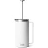 YETI Rambler 64 oz. French Press Coffee Maker, White(White)