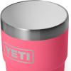 YETI Rambler 8 oz Insulated Coffee Mug with Lid – Stackable Double-Wall Vacuum Insulated Coffee Cup – DuraSip Ceramic Lining – Barista-Friendly Design – Stainless Steel – Dishwasher Safe(Tropical Pink)