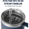 YETI Rambler Replacement Lid with Straw Fits 42 oz Straw Mug(Extra Large)