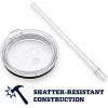 YETI Rambler Replacement Lid with Straw Fits 42 oz Straw Mug(Extra Large)