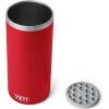 YETI Rambler Wine Chiller, Fits Most Wine Bottles(Rescue Red)
