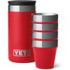 YETI Shot Glasses with Carrying Case, Set of 4(Rescue Red)