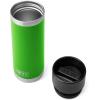 Yeti Rambler 18 Oz Hotshot Bottle Tropical Pink(Canopy Green)