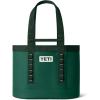 YETI Camino 50 Carryall with Internal Dividers, All-Purpose Utility, Boat and Beach Tote Bag, Durable, Waterproof(Black Forest Green)