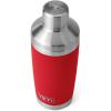 YETI Cocktail Shaker Lid Compatible With Rambler 20oz Tumbler/ 20 oz Stackable Cup/24 oz Mug/10oz Mug/10 oz Lowball/25 oz Straw Mug, Stainless Steel Cocktail Shaker Lid Only(Rescue Red)