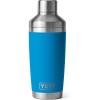 YETI Cocktail Shaker Lid Compatible With Rambler 20oz Tumbler/ 20 oz Stackable Cup/24 oz Mug/10oz Mug/10 oz Lowball/25 oz Straw Mug, Stainless Steel Cocktail Shaker Lid Only(Big Wave Blue)