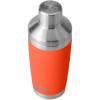 YETI Cocktail Shaker Lid Compatible With Rambler 20oz Tumbler/ 20 oz Stackable Cup/24 oz Mug/10oz Mug/10 oz Lowball/25 oz Straw Mug, Stainless Steel Cocktail Shaker Lid Only(Papaya)