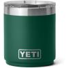 YETI Rambler 10 oz Stackable Lowball 2.0, Vacuum Insulated, Stainless Steel with MagSlider Lid, Seafoam(Black Forest Green)