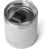 YETI Rambler 10 oz Stackable Lowball 2.0, Vacuum Insulated, Stainless Steel with MagSlider Lid, Seafoam(Grey Stone-Textured)