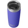 YETI Rambler 10 oz Tumbler, Stainless Steel, Vacuum Insulated with MagSlider Lid, White(Ultra Marine Violet)