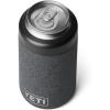 YETI Rambler 12 oz. Colster Can Insulator for Standard Size Cans, Stainless (NO CAN INSERT)(Black Stone-Textured (No Can Insert))