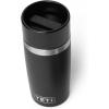 YETI Rambler 12 oz Travel Bottle, Stainless Steel, Vacuum Insulated with Leakproof Commuter Cap, Black(Black)
