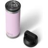 YETI Rambler 18 oz Bottle, Vacuum Insulated, Stainless Steel with Chug Cap, White(Cherry Blossom)