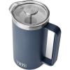 YETI Rambler 34 oz. French Press Coffee Maker, with GroundsControl Filter, Navy