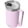 YETI Rambler 64 oz Pitcher, Vacuum Insulated, Stainless Steel with MagSlider Lid, Tropical Pink(Cherry Blossom – Textured)