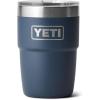 YETI Rambler 8 oz Insulated Coffee Mug with Lid – Stackable Double-Wall Vacuum Insulated Coffee Cup – DuraSip Ceramic Lining – Barista-Friendly Design – Stainless Steel – Dishwasher Safe(Navy)