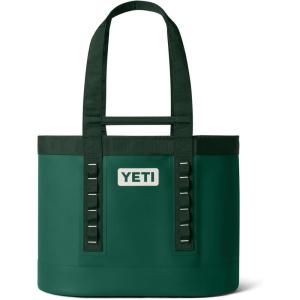 YETI Camino 50 Carryall with Internal Dividers, All-Purpose Utility, Boat and Beach Tote Bag, Durable, Waterproof(Black Forest Green)