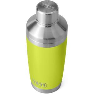 YETI Cocktail Shaker Lid Compatible With Rambler 20oz Tumbler/ 20 oz Stackable Cup/24 oz Mug/10oz Mug/10 oz Lowball/25 oz Straw Mug, Stainless Steel Cocktail Shaker Lid Only(Chartreuse)