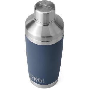 YETI Cocktail Shaker Lid Compatible With Rambler 20oz Tumbler/ 20 oz Stackable Cup/24 oz Mug/10oz Mug/10 oz Lowball/25 oz Straw Mug, Stainless Steel Cocktail Shaker Lid Only(Navy)