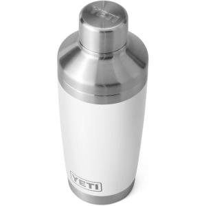 YETI Cocktail Shaker Lid Compatible With Rambler 20oz Tumbler/ 20 oz Stackable Cup/24 oz Mug/10oz Mug/10 oz Lowball/25 oz Straw Mug, Stainless Steel Cocktail Shaker Lid Only(White)