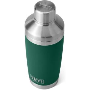 YETI Cocktail Shaker Lid Compatible With Rambler 20oz Tumbler/ 20 oz Stackable Cup/24 oz Mug/10oz Mug/10 oz Lowball/25 oz Straw Mug, Stainless Steel Cocktail Shaker Lid Only(Black Forest Green)