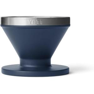YETI Pour Over Coffee Maker Accessory Ramblers, Designed for Perfect Coffee Extraction Anywhere, Stainless Steel, fits any V60 Filter, Navy(Navy)