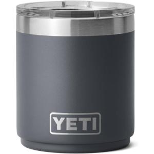 YETI Rambler 10 oz Stackable Lowball 2.0, Vacuum Insulated, Stainless Steel with MagSlider Lid, Seafoam(Charcoal)