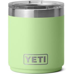 YETI Rambler 10 oz Stackable Lowball 2.0, Vacuum Insulated, Stainless Steel with MagSlider Lid, Seafoam(Key Lime)