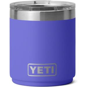 YETI Rambler 10 oz Stackable Lowball 2.0, Vacuum Insulated, Stainless Steel with MagSlider Lid, Seafoam(Ultramarine Violet)