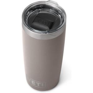 YETI Rambler 10 oz Tumbler, Stainless Steel, Vacuum Insulated with MagSlider Lid, White(Sharptail Taupe)