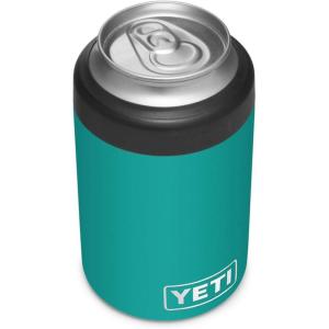 YETI Rambler 12 oz. Colster Can Insulator for Standard Size Cans, Stainless (NO CAN INSERT)(Aquifer Blue)
