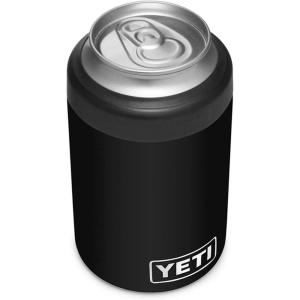 YETI Rambler 12 oz. Colster Can Insulator for Standard Size Cans, Stainless (NO CAN INSERT)(Black)
