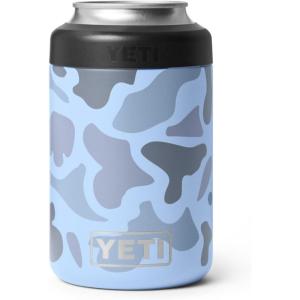 YETI Rambler 12 oz. Colster Can Insulator for Standard Size Cans, Stainless (NO CAN INSERT)(Blue Camo (No Can Insert))