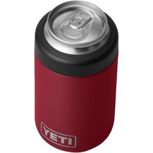 YETI Rambler 12 oz. Colster Can Insulator for Standard Size Cans, Stainless (NO CAN INSERT)(Harvest Red)