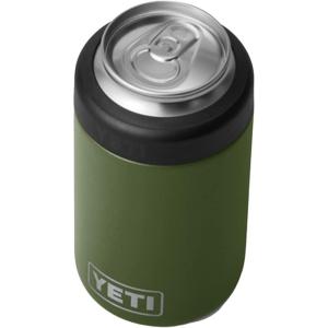 YETI Rambler 12 oz. Colster Can Insulator for Standard Size Cans, Stainless (NO CAN INSERT)(Highlands Olive)