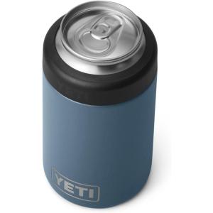 YETI Rambler 12 oz. Colster Can Insulator for Standard Size Cans, Stainless (NO CAN INSERT)(Nordic Blue)