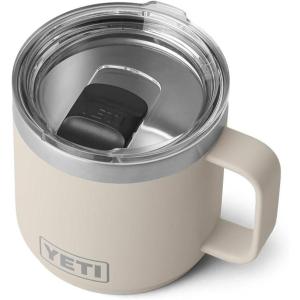 YETI Rambler 14 oz Stackable Mug, Vacuum Insulated, Stainless Steel with MagSlider Lid(Cape Taupe)
