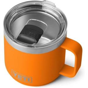YETI Rambler 14 oz Stackable Mug, Vacuum Insulated, Stainless Steel with MagSlider Lid(King Crab)